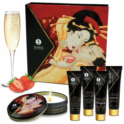 Kit Secret de Geisha Vin Pétillant Fraise