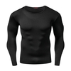 Nouvelle-Arriv-e-S-chage-Rapide-Compression-Chemise-Manches-Longues-t-shirt-Plus-La-Taille-des