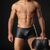 Plus-la-Taille-Boxers-Noir-Nylon-Sexy-Hommes-PU-Faux-Cuir-Underwear-Boxers-Shorts-Sheathy-Frais