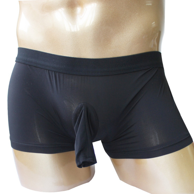 IEFiEL-5-Couleur-Ouvert-Poche-P-nis-Wetlook-Sexy-Culottes-pour-Hommes-Boxer-Shorts-Sous-V