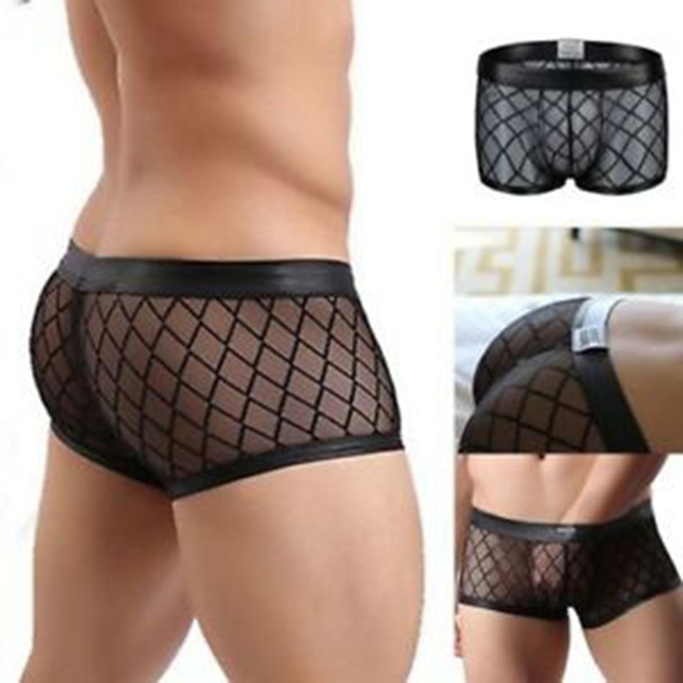 lingerie transparente homme