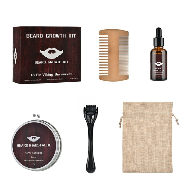 Kit-de-croissance-de-Barbe-rehausseur-de-cheveux-huile-essentielle-nourrissante-pour-Barbe-soins-du-visage