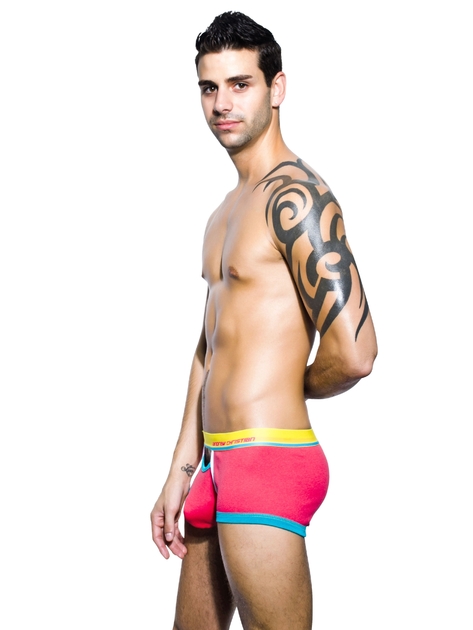 9561_0105 Boxer Color Vibe Sports Corail Andrew Christian