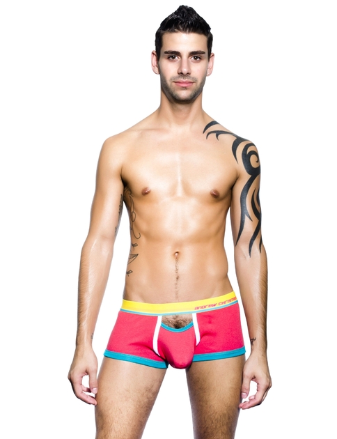 9561_0104 Boxer Color Vibe Sports Corail Andrew Christian