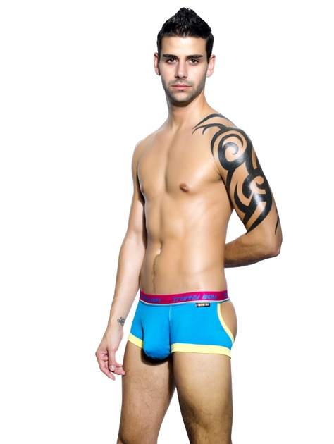 9559_0138 Boxer confort Trophy Boy Turquoise Andrew Christian