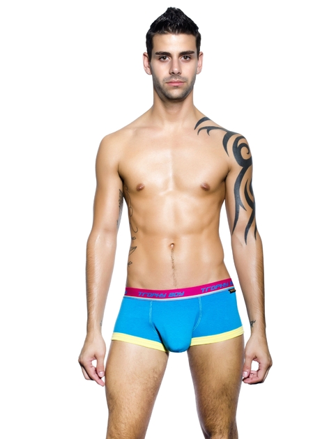 9559_0137 Boxer confort Trophy Boy Turquoise Andrew Christian