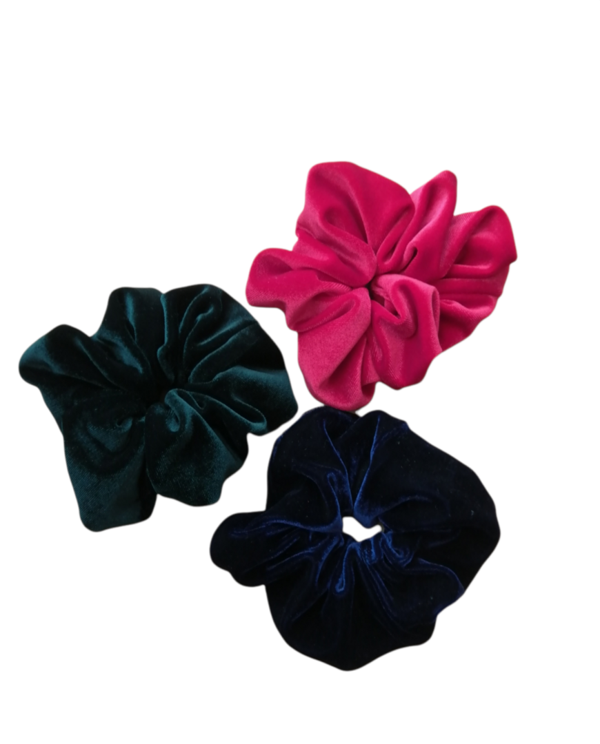 Lot De 5 Chouchous De Noël Multicolores - Accessoires Cheveux Femme Et Fille