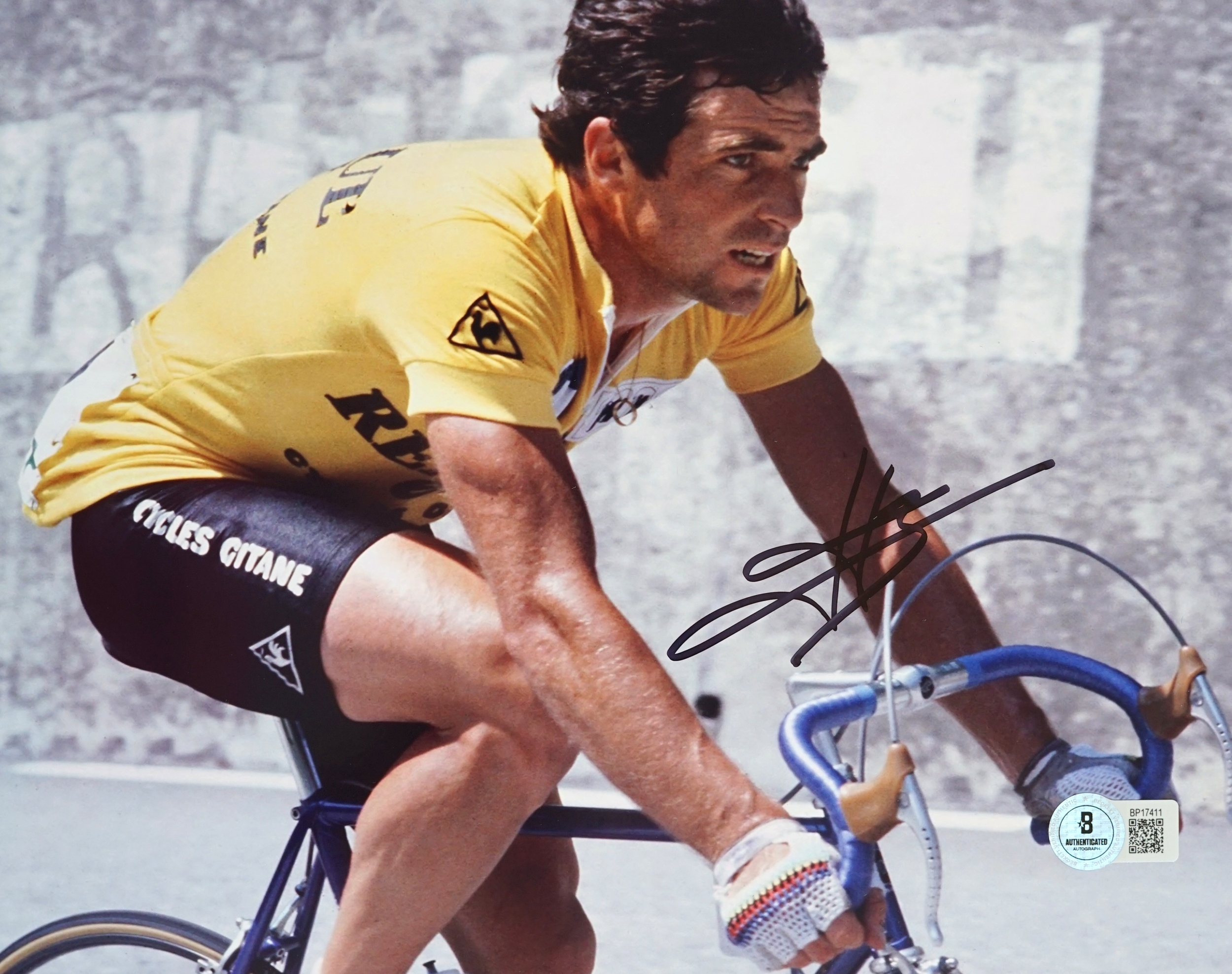Carte Postale Signée Bernard Hinault - Cycles Gitane - Autographe Vélo - France