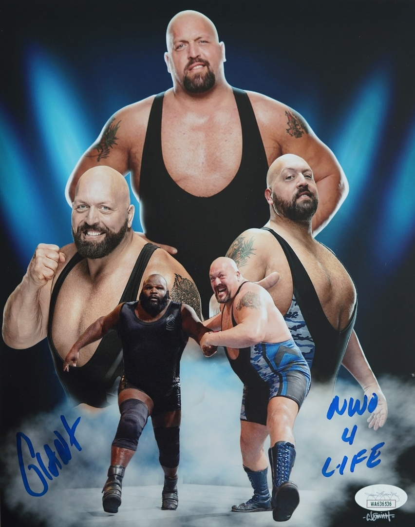 Autographe De Big Show Paul Wight Wwe Jsa 6987