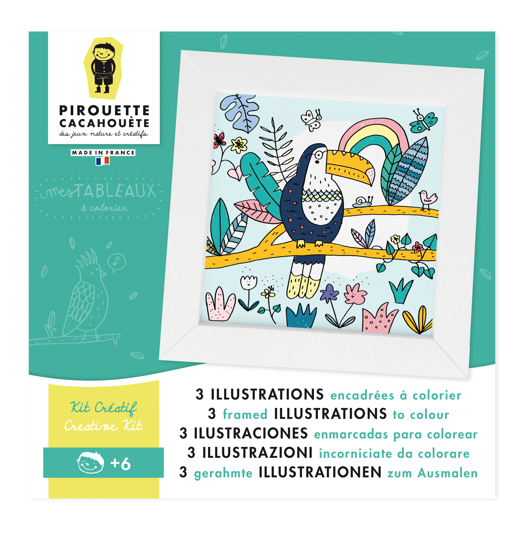 MES TABLEAUX EXOTIQUES - KIT CREATIF