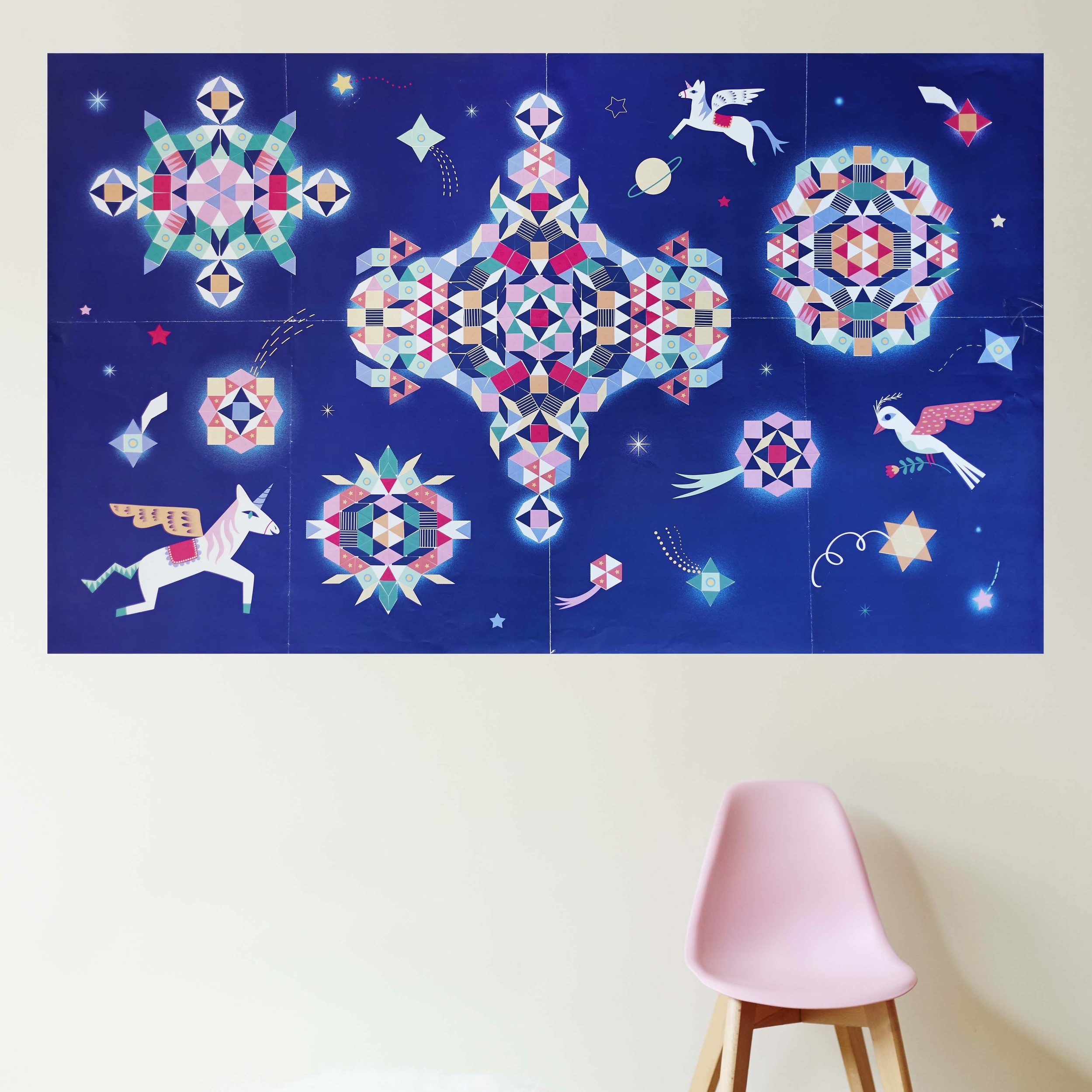 poppik poster sticker constellation mandala gommettes - copie