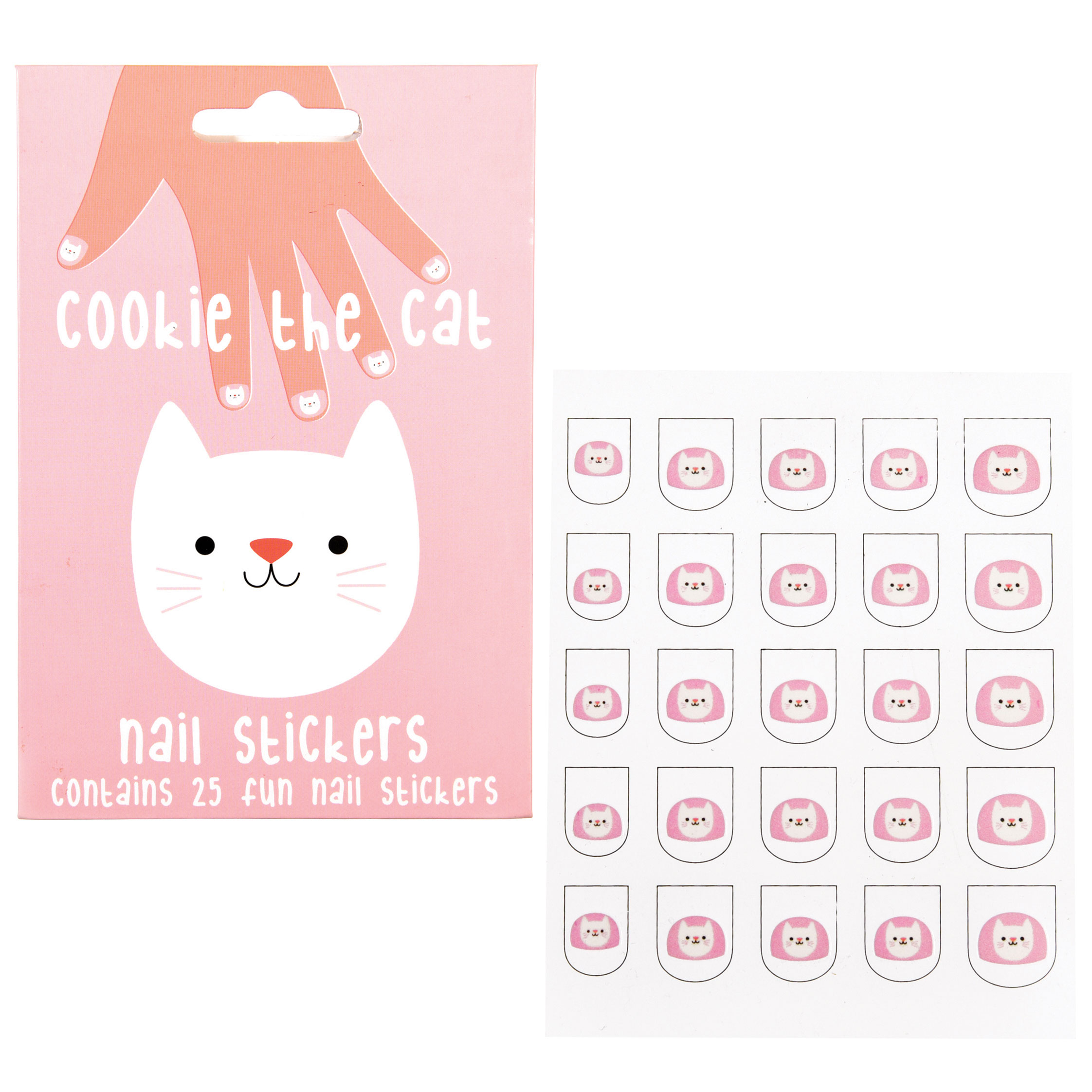 AUTOCOLLANTS POUR ONGLES COOKIE THE CAT