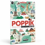 poppik poster discovery stickers world tour du monde monuments