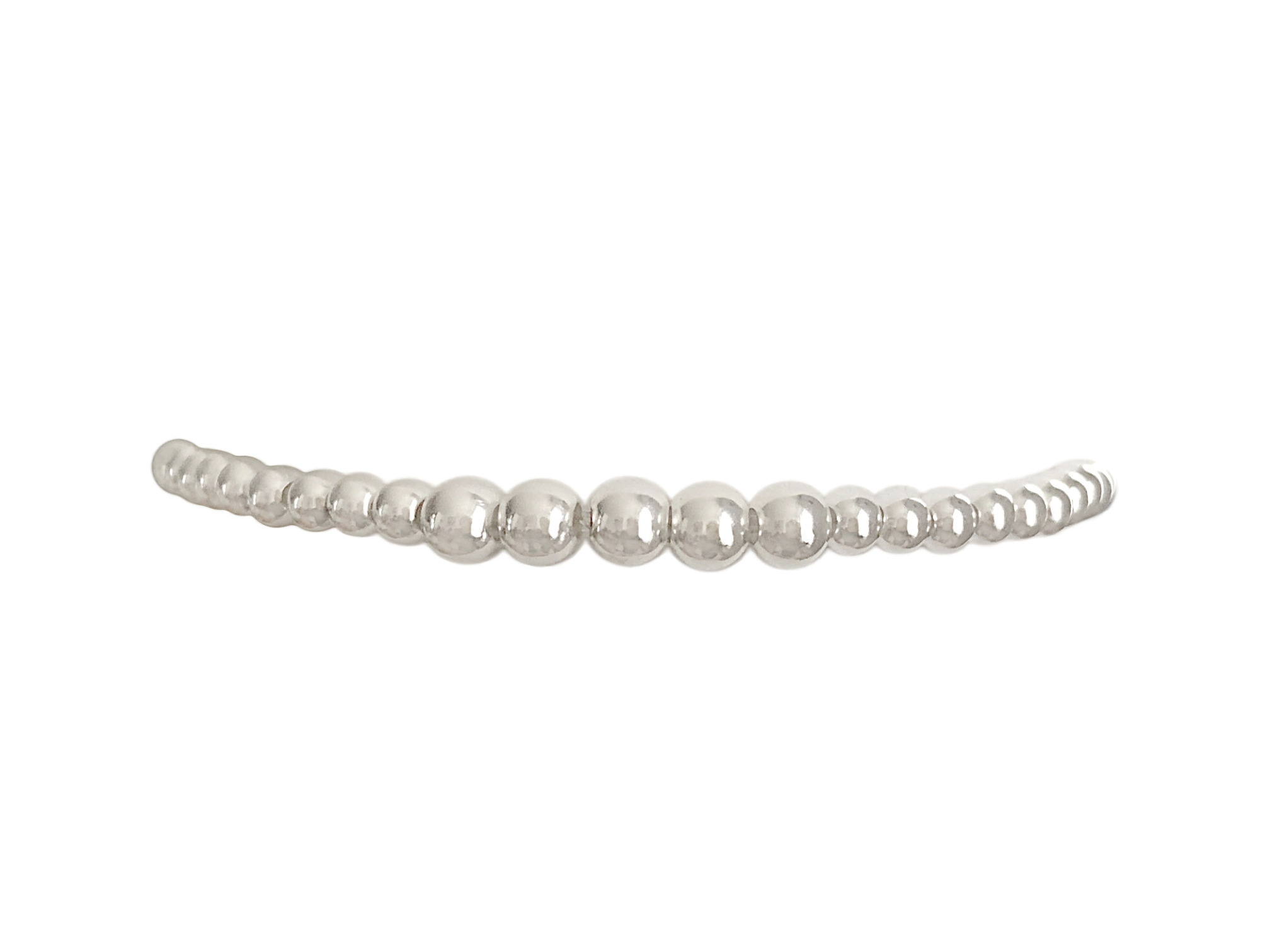 Bracelet ABICHAM1 argent massif perles-extensible-minimaliste-bohème - MARJANE et Cie