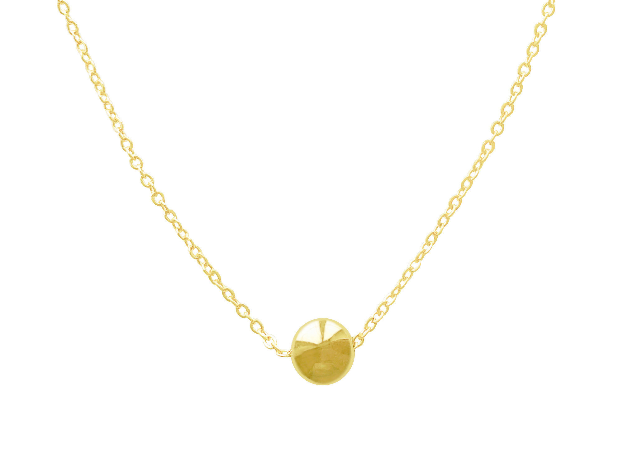 Collier CHAÏMA doré à l’or fin pendentif perle- ras du cou-minimaliste-bohème- MARJANE et Cie