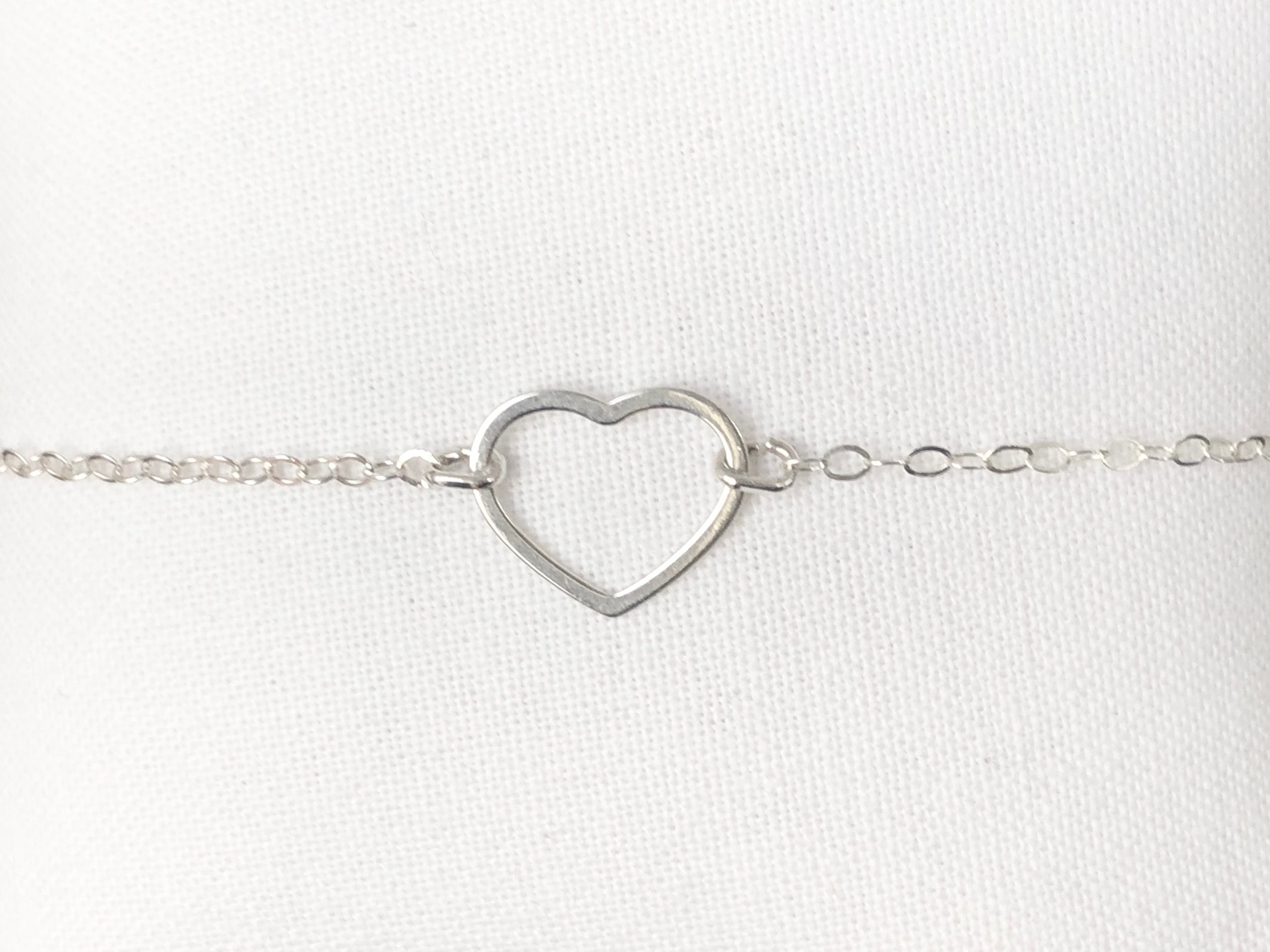 Bracelet WIDED argent pendentif cœur