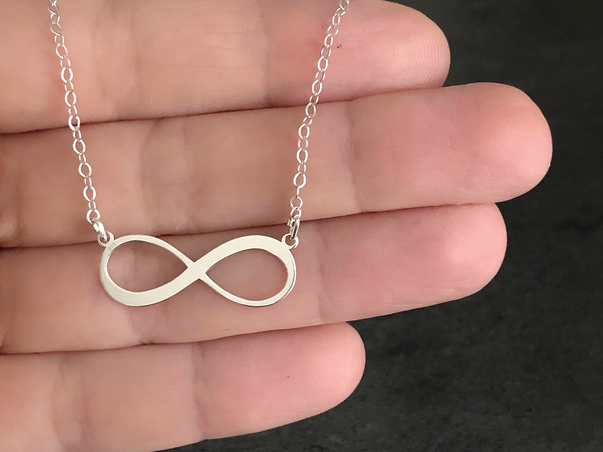 Collier NEÏLA argent pendentif infini