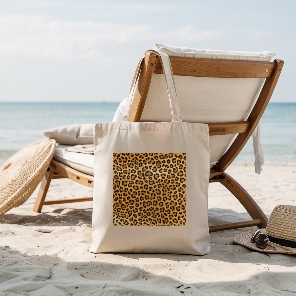 Tote bag femme motif léopard - MARJANE et Cie