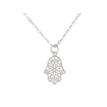 Collier FATIMA argent massif 925 pendentif Main de Fatma Khamsa Hamsa- minimaliste-bohème- MARJANE et Cie