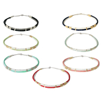 Bracelet HANA en perles Miyuki japonaises de couleur minimaliste- MARJANE et Cie