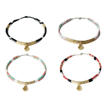 Bracelet SANAÉ en perles Miyuki japonaises de couleur minimaliste- MARJANE et Cie