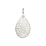 Boucles doreilles SALAMA pendantes pendentif goutte filigrane acier inoxydable argent bohème