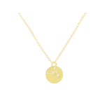 Collier NAÏMA or gold filled 14K médaille gravée personnalisable personnalisée-minimaliste-bohème- MARJANE et Cie