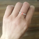 Bague MAHA4 argent massif perle naturelle jade rose