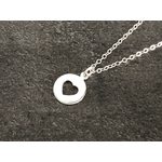 Collier CHAHINEZ argent breloque cœur