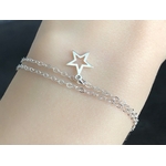 Bracelet RANIA argent breloque étoile