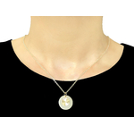 Collier HAMIDA doré or pendentifs médailles-minimaliste