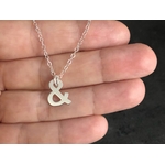 Collier ARIYA argent breloque esperluette