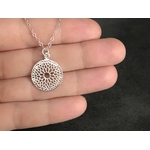 Collier RAFA argent pendentif chakra coronal