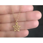 Collier CHEHAB or gold filled étoile