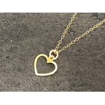 Collier MINA or gold filled 14K pendentif cœur