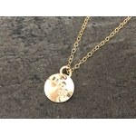 Collier NAÏMA or gold filled 14K médaille gravée personnalisée