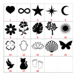 MOTIFS A GRAVER MEDAILLE 25 MM - MARJANE et Cie