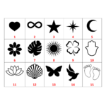 MOTIFS A GRAVER MEDAILLE 20 MM - MARJANE et Cie