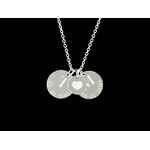 Collier ARZAN2 acier inoxydable argent médailles personnalisables cadeau saint valentin - MARJANE et Cie