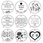 Exemples de gravure médaille 25 mm 2