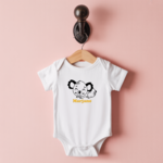 Body bébé personnalisable blanc avec prénom et koala dormeur suspendu - MARJANE et Cie