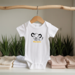 Body bébé personnalisable avec prénom et koala dormeur flocage sur cintre - MARJANE et Cie