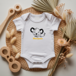 Body bébé personnalisé avec illustration d’un koala dormeur flocage couleur, cadeau naissance - MARJANE et Cie