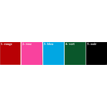 Palette couleurs flex sac pochon FACE 2 - MARJANE et Cie