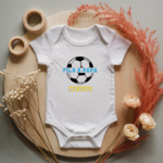 Body bébé personnalisé avec illustration d’un petit champion de papa football flocage couleur, cadeau naissance - MARJANE et Cie