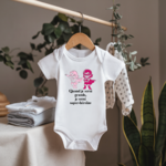 Body bébé personnalisable avec super héroïnes et message sur cintre, cadeau naissance - MARJANE et Cie
