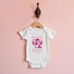 Body bébé personnalisable avec oiseau pie et message sur cintre, cadeau naissance - MARJANE et Cie