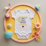 Body bébé personnalisé demande marraine en coton par flocage - MARJANE et Cie