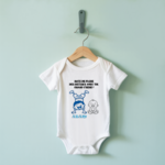Body bébé personnalisable blanc pour grand frère suspendu - MARJANE et Cie
