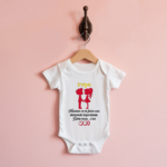 Body bébé personnalisable blanc demande en mariage suspendu - MARJANE et Cie